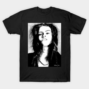 Face of a gothic girl T-Shirt